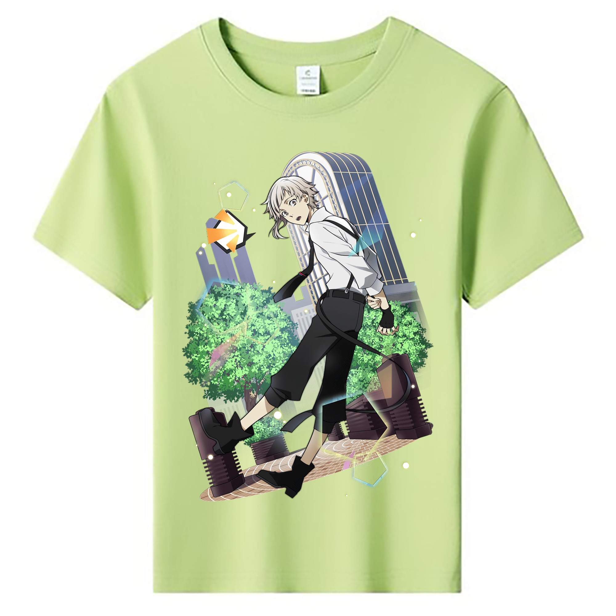 （画像用） 文豪ストレイドッグス Bungo Stray Dogs 綿100％キッズTシャツ（フロントプリント）